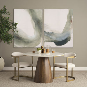 Allyson 42" Round Marble Dining Table