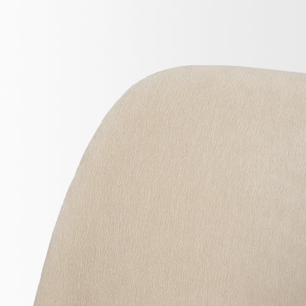 Abbie Curve Fabric Dining Chair