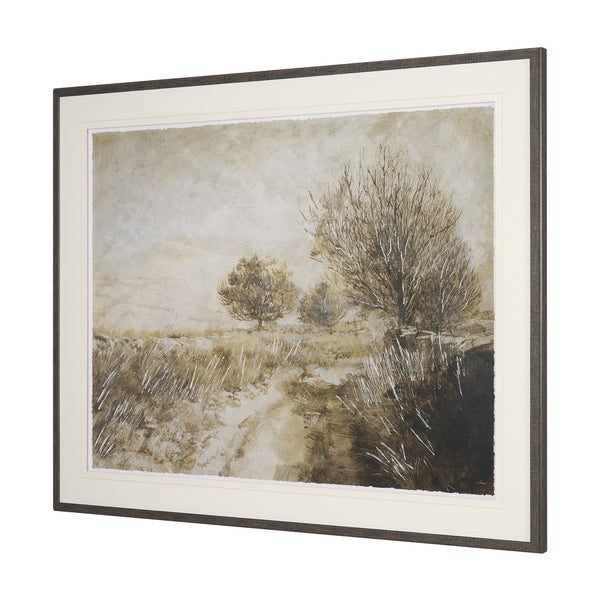Modern Farmhouse Rustic Countryside Framed Art Print under Glass