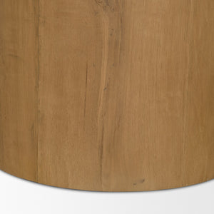 Siena Round Pedestal Dining Table | Travertine | Seats 4