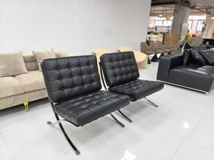 Curved Steel Frame Chair