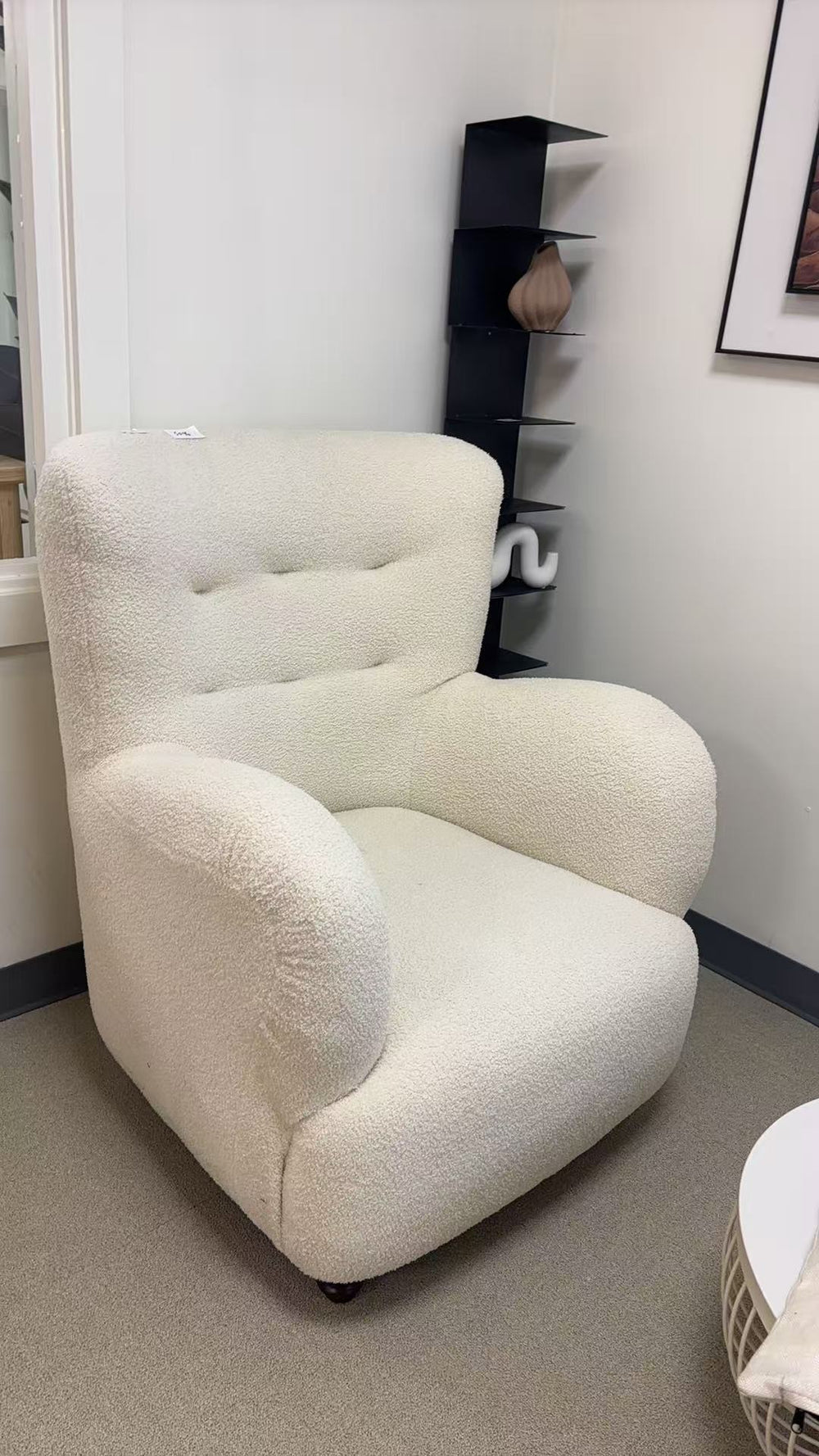 Bouclé Accent Chair