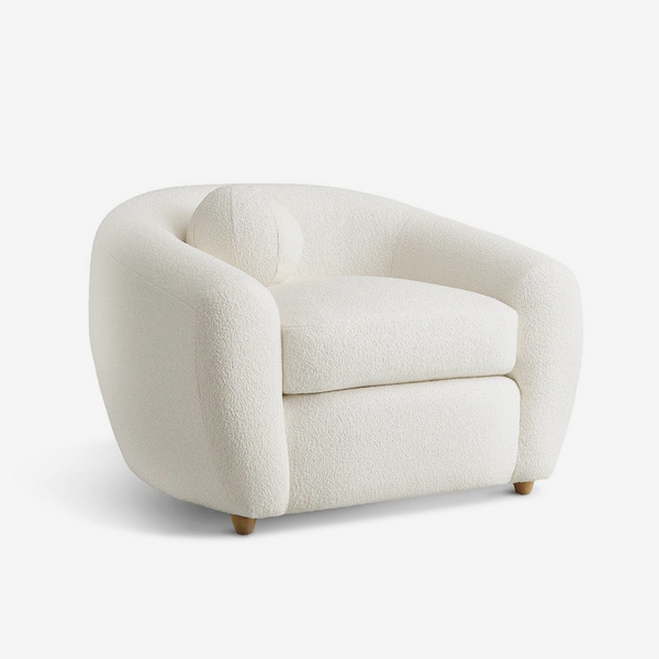 Modern Crescent Arm Sofa