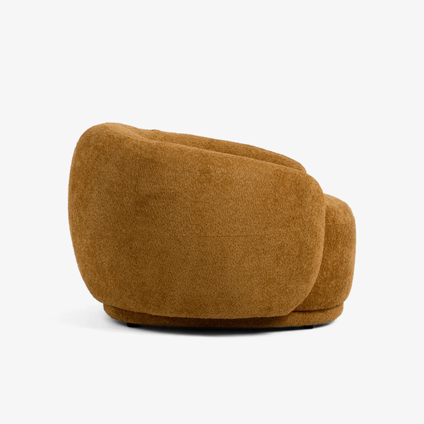 Curved Pea-Shaped Armchair