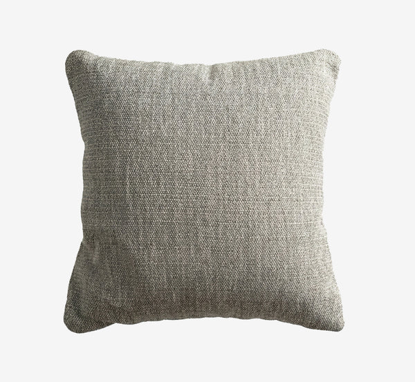 Modern Woven Charcoal Grey Throw Pillow - Premium Textured Decorative Cushion for Sofa and Bedroom