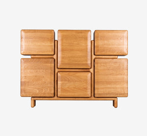 Avant-Garde Ash Wood Cabinet