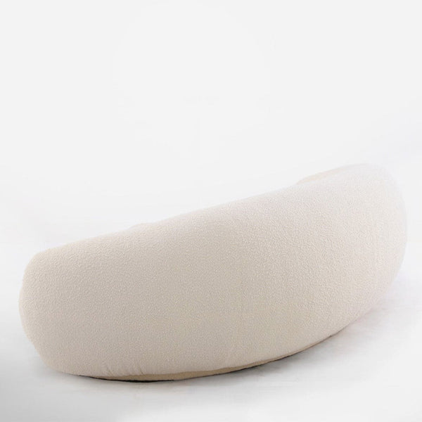Sherpa Fleece Curved Sofa