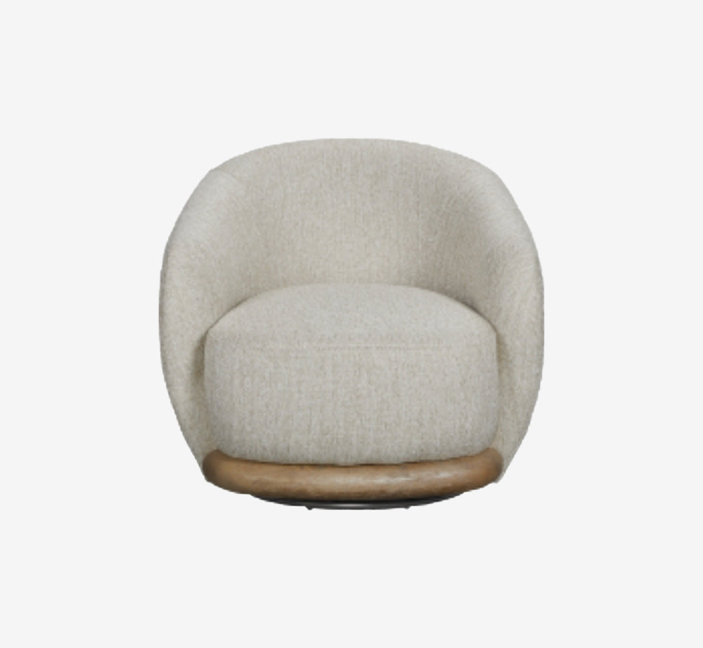 Swivel Wood Base Chair