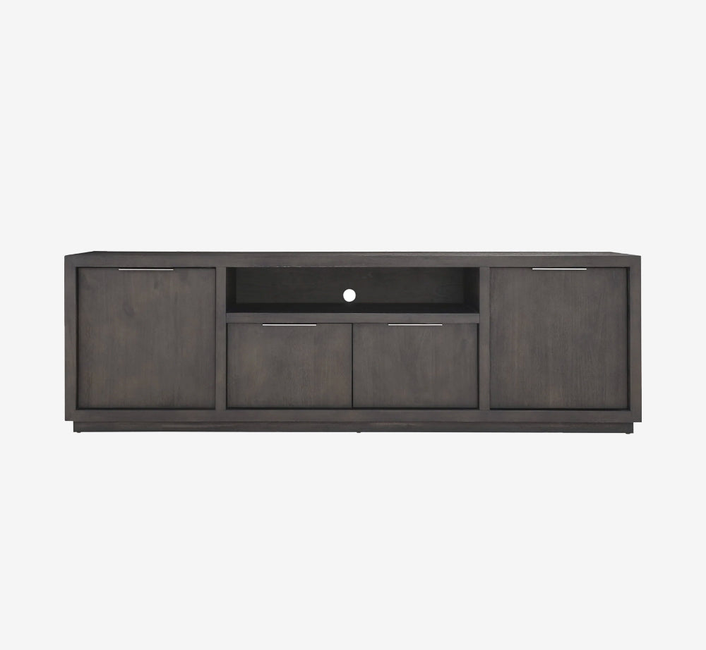 Modern Charcoal Wood TV Stand