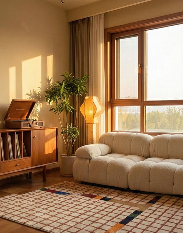 Bouclé Cube Modular Sofa