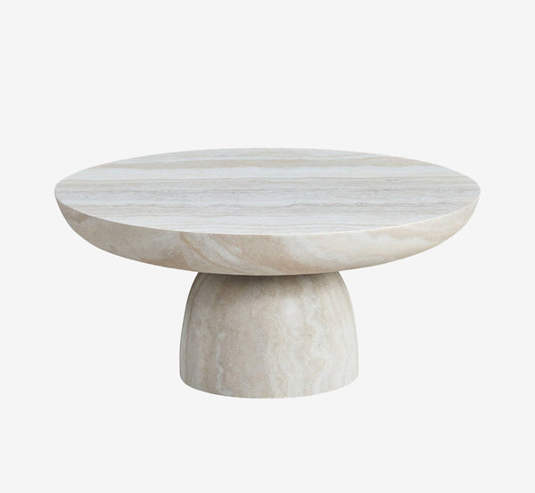 Mushroom Coffee Table Enhances Leisure Time Perfect For Evening Relaxation & Stylish Use