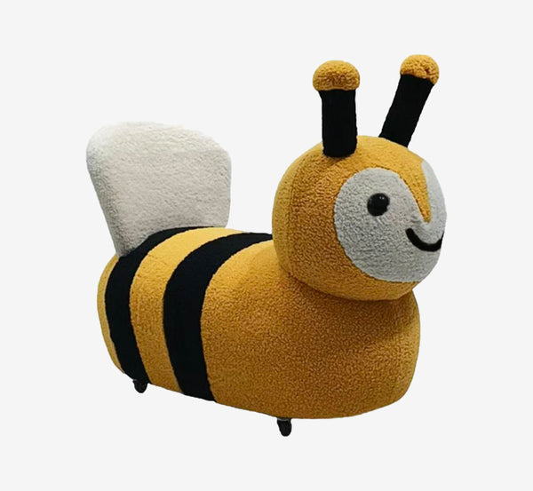 Modern Premium Molded Foam Honeybee Ottoman