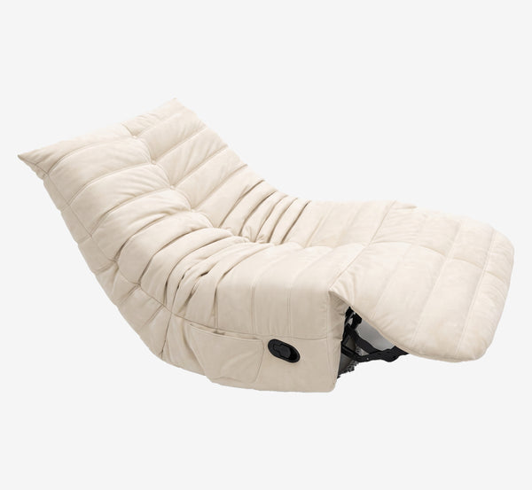 Modern Adjustable Caterpillar Lounge Chair with Footrest