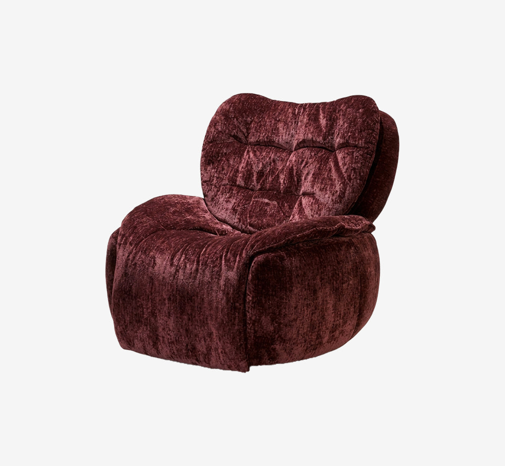 Plush Tufted Chenille Power Recliner Chair