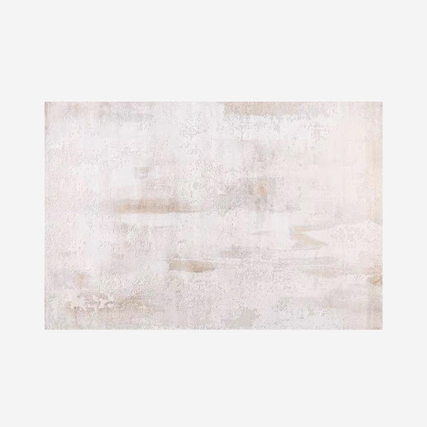 Modern Abstract Distressed Area Rug - 2.3m x 1.6m Neutral Cream & Beige Carpet - Vintage Weathered Transitional Rug for Living Room, Bedroom & Office
