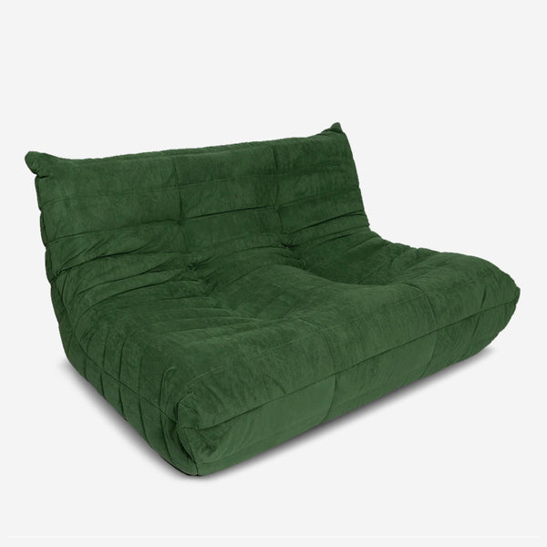 2-Seater Microsuede Caterpillar Sofa