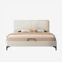 Minimalist Genuine Leather Bed