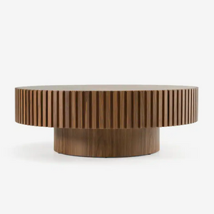Sawtooth Edge Solid Wood Coffee Table