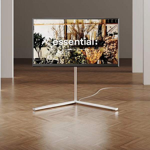 Modern Minimalist Studio TV Floor Stand for 50–90 Inch Screens