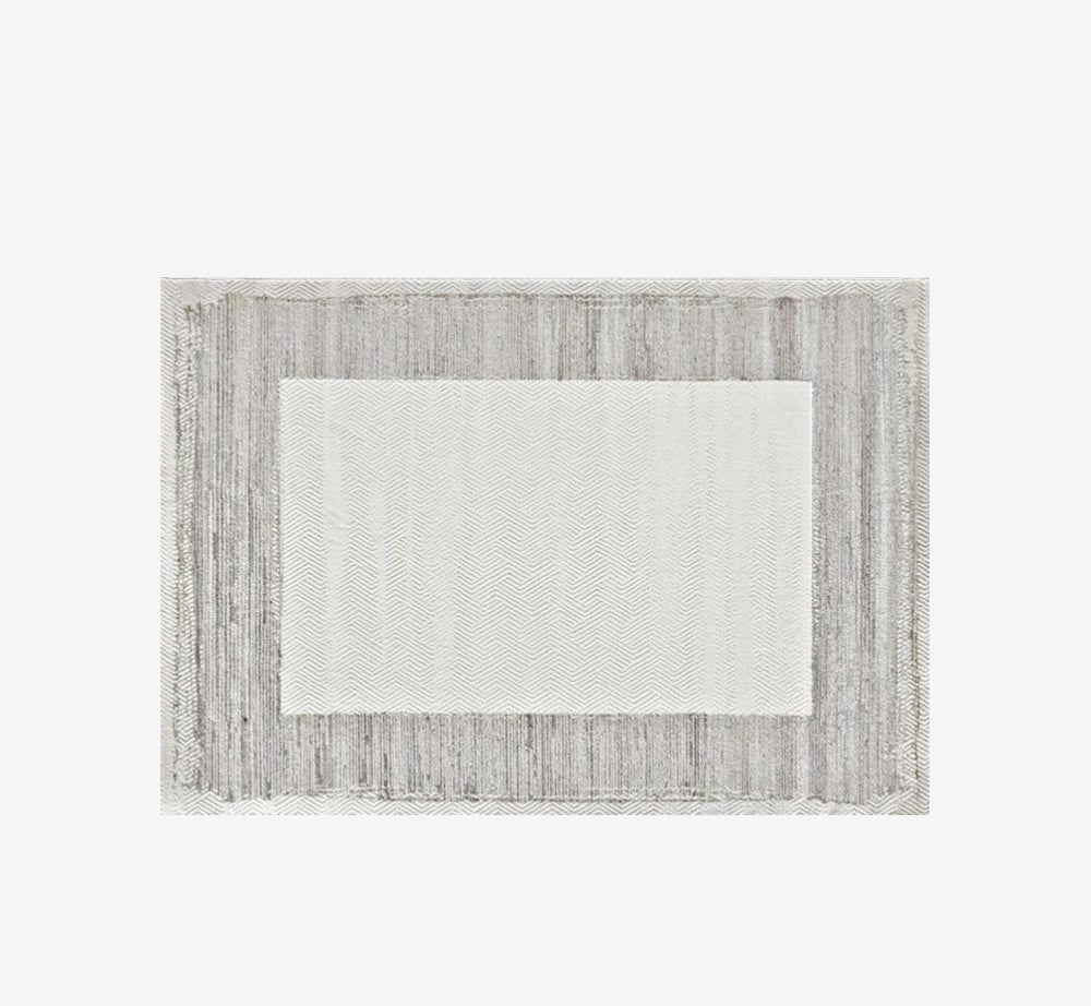 Poetic Misty Mountain Wash Rug | Super Soft Distressed Neutral Carpet