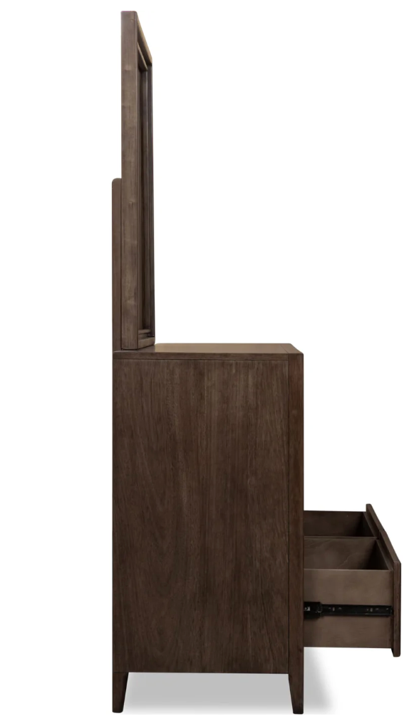Traditional 7-Drawer Double Dresser - Dark Espresso Wood Bedroom Chest