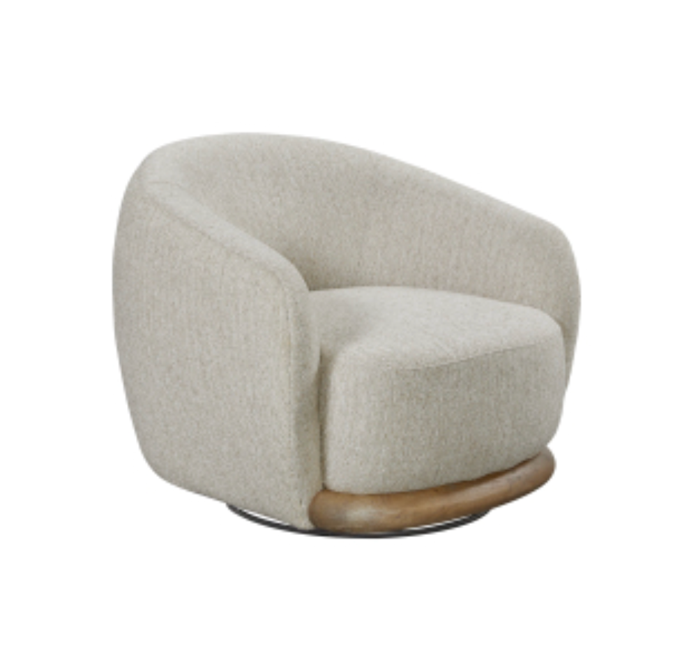 Swivel Wood Base Chair
