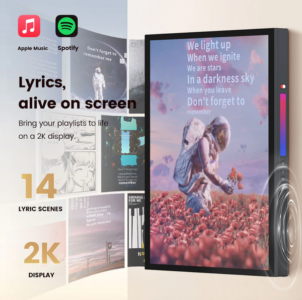 MorningBlues Stereo Frame Lyrics Speaker T2