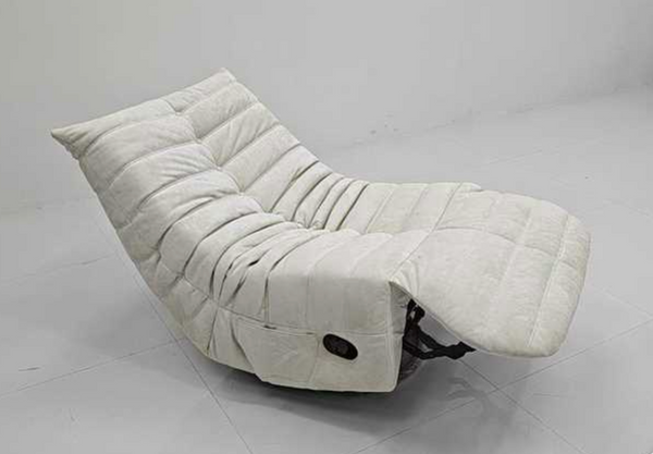 Modern Adjustable Caterpillar Lounge Chair with Footrest