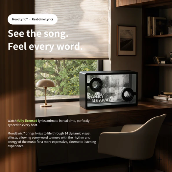 MorningBlues Lyric Speaker SonicGlass A1