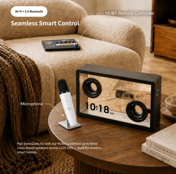 MorningBlues Lyric Speaker SonicGlass A1