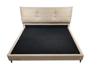 Contemporary PVC Upholstered Bed Frame