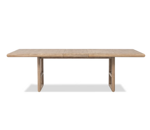 Dorsey 98" Rectangular Acacia Wood Dining Table in Light Natural Finish