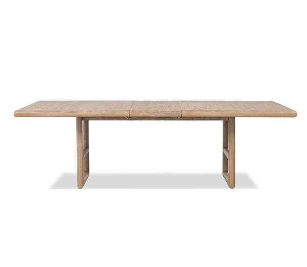 Dorsey 98" Rectangular Acacia Wood Dining Table in Light Natural Finish
