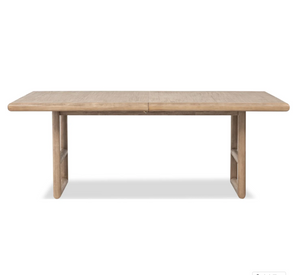 Dorsey 98" Rectangular Acacia Wood Dining Table in Light Natural Finish