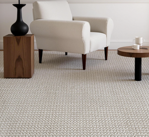 Winnie Modern Geometric Textured Area Rug | Soft Cream High-Low Pile