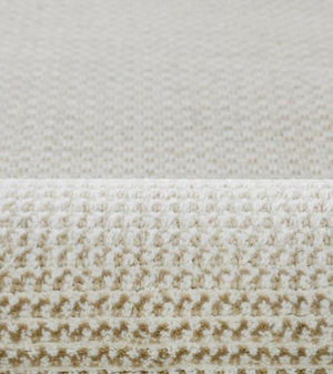 Winnie Modern Geometric Textured Area Rug | Soft Cream High-Low Pile