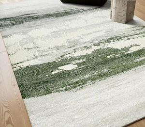 Vintage Painted Pottery Modern Area Rug | Super Soft Polypropylene Blend