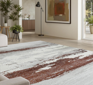 Vintage Painted Pottery Modern Area Rug | Super Soft Polypropylene Blend