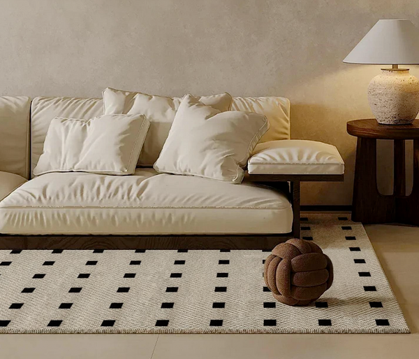 Contemporary Abstract Line Art Rug | Super Soft 3D Textured Polypropylene