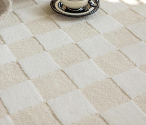 Contemporary Tonal Geometric Woven Rug | Super Soft Polypropylene Blend