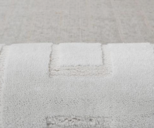 Contemporary Tonal Geometric Woven Rug | Super Soft Polypropylene Blend