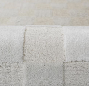 Contemporary Tonal Geometric Woven Rug | Super Soft Polypropylene Blend