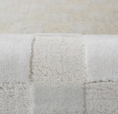 Contemporary Tonal Geometric Woven Rug | Super Soft Polypropylene Blend