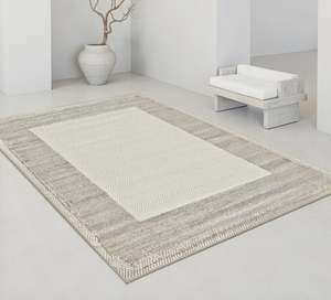 Poetic Misty Mountain Wash Rug | Super Soft Distressed Neutral Carpet