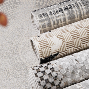 Brussels Urban Distressed Abstract Area Rug | High-Low Textured Vintage Carpet