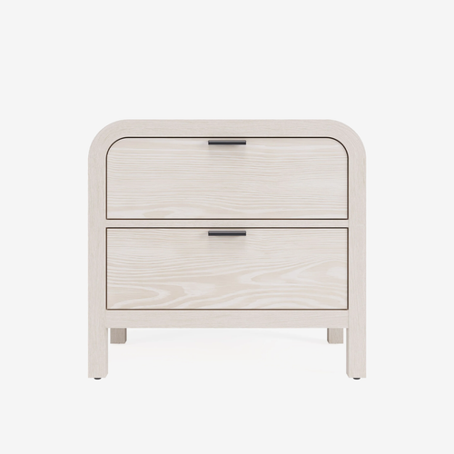 Drake  Drawer USB-Charging Nightstand in Sugar
