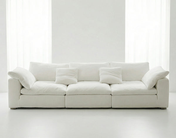 Fluffy Straight Sofa