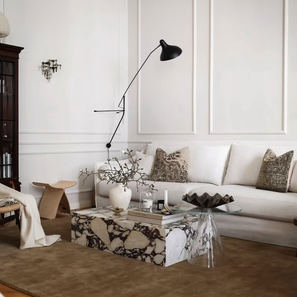 Italian Bulgari Marble Coffee Table