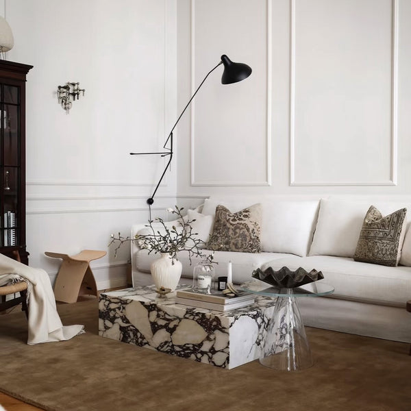 Italian Bulgari Marble Coffee Table