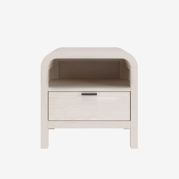 Drake  Drawer USB-Charging Nightstand in Sugar